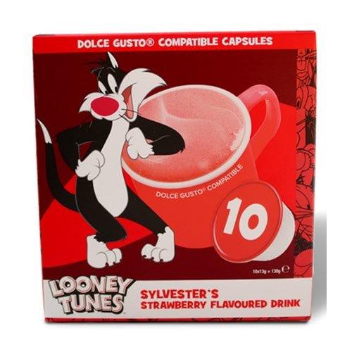 Looney Tunes Pods Sylvesters’s Strawberry Dolce Gusto Pods 10s 130g