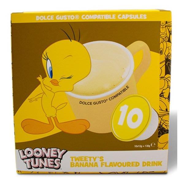 Looney Tunes Tweety's Banana Dolce Gusto Pods 10s 130g