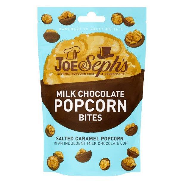 (Delisted) Joe & Sephs Milk Chocolate Popcorn Bites 63g