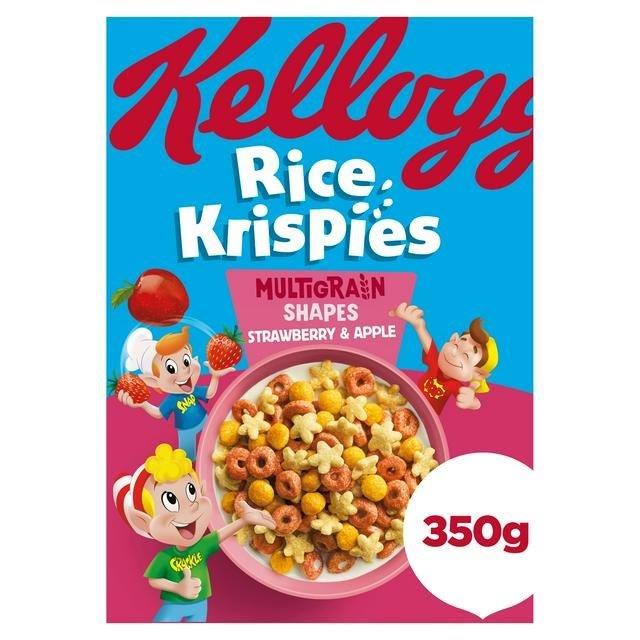 (DISCONTINUED) Kelloggs Rice Krispies Multigrain Strawberry & Apple Cereal 350g 