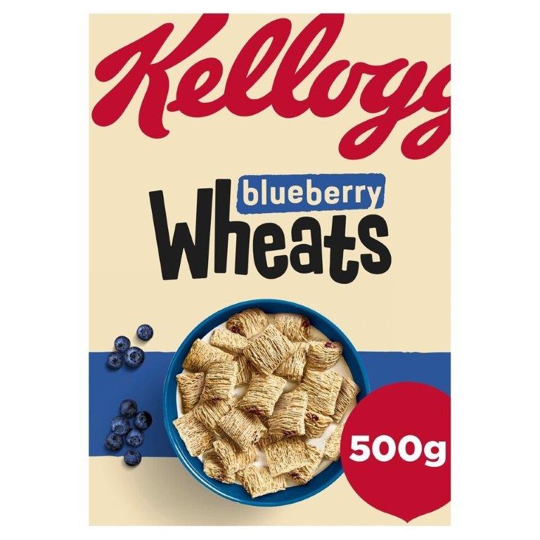 (STANDARD) Kelloggs Wheats Blueberry Cereal 500g