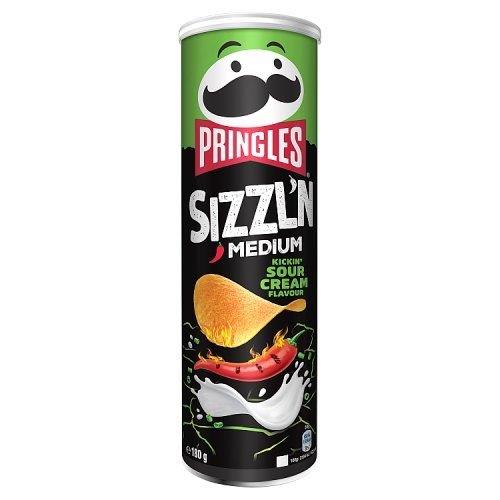 (Discontinued) Pringles Sizzln Kickin Sour Cream 180g