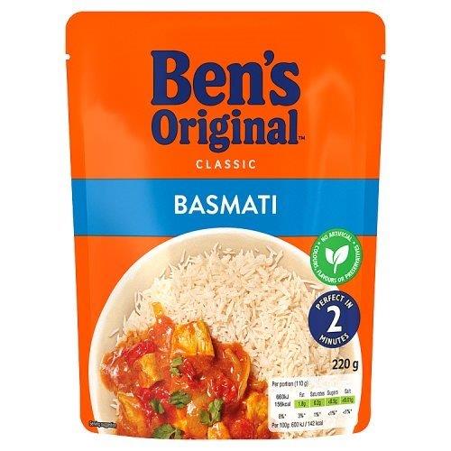 Bens Original RTH Rice Basmati 220g