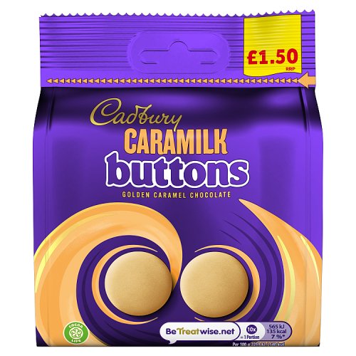 (STANDARD) Cadbury Caramilk Buttons Bag 85g PM £1.50