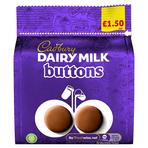 (STANDARD) Cadbury Giant Buttons Bag 85g PM £1.50