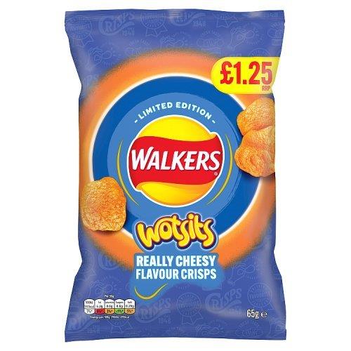 (Discontinued) Walkers Wotsits Cheese PM £1.25 65g