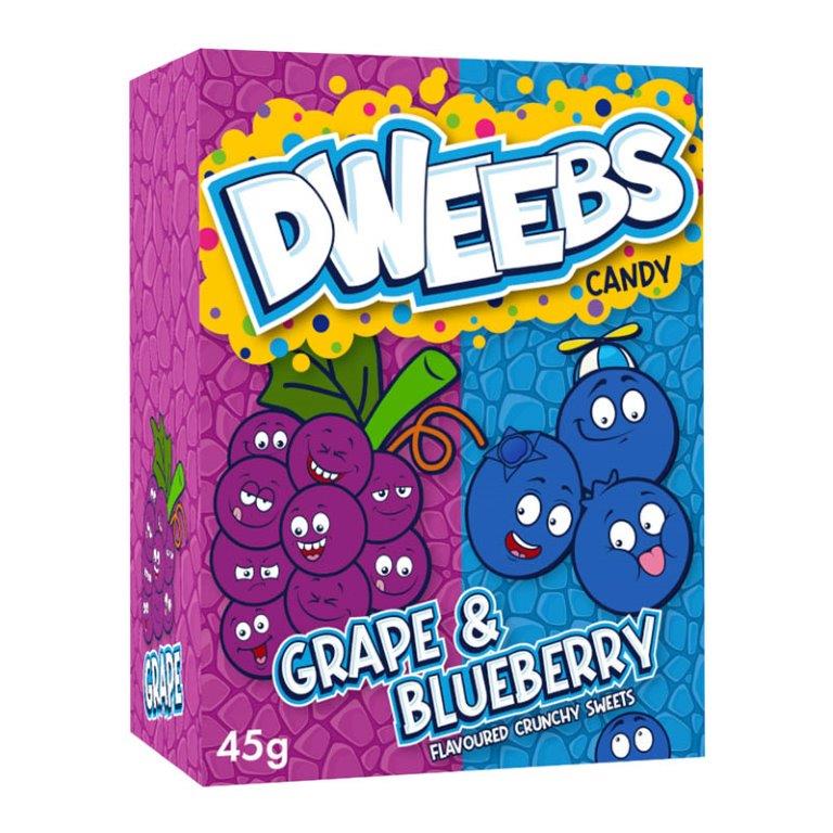 (STANDARD) Dweebs Grape & Blueberry Candy 45g