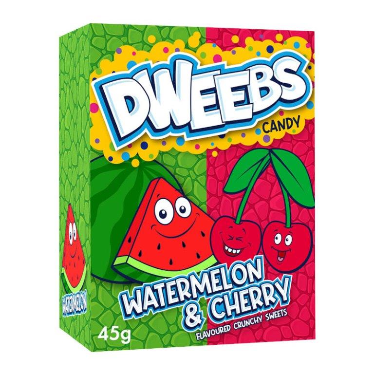 (STANDARD) Dweebs Watermelon & Cherry Candy 45g