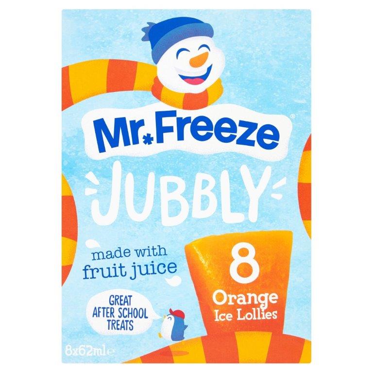 (DELIST) Mr Freeze Jubbly Orange 62ml