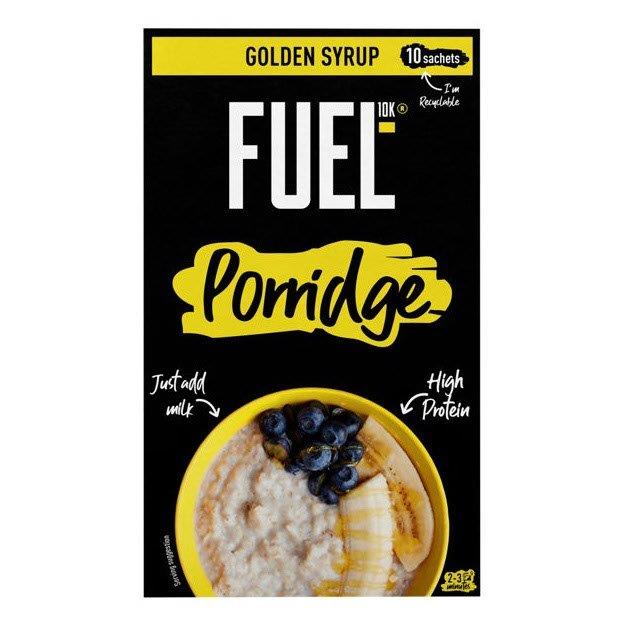FUEL10K Golden Syrup Porridge Sachet (10 x 36) 360g