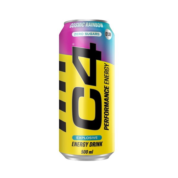 (STANDARD) C4 Energy Carbonated Cosmic Rainbow PM £1.59 500ml