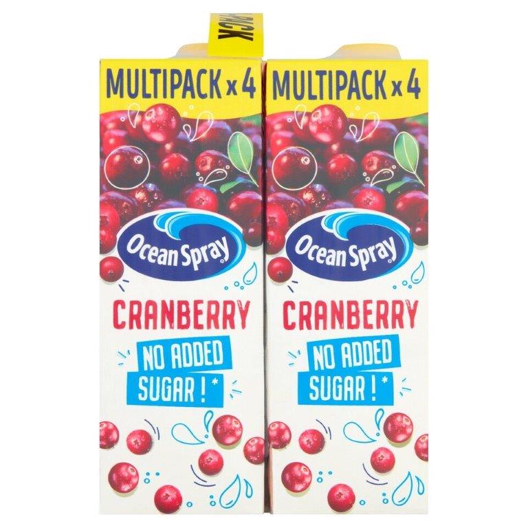 (DELIST) Ocean Spray Cranberry Classic Light 4pk (4 x 1Ltr)