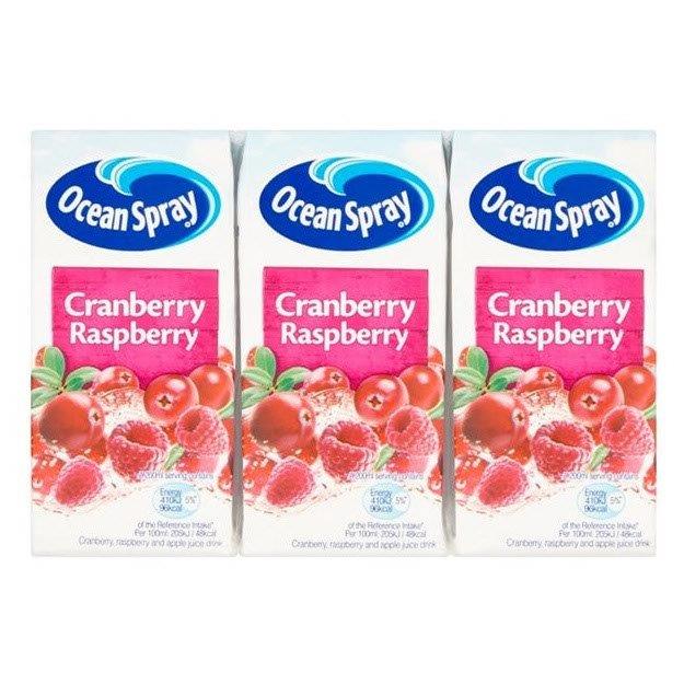 (DELIST) Ocean Spray Cranberry & Raspberry 3pk (3 x 200ml)