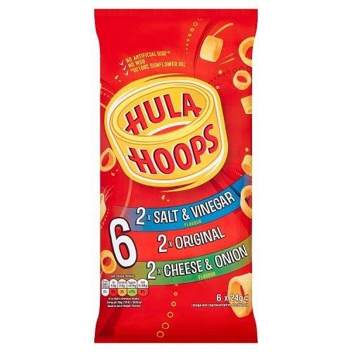 (DELIST) Hula Hoops Variety 6pk (6 x 24g) 144g