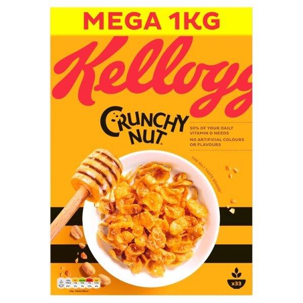 Kelloggs Crunchy Nut Cornflakes 1kg