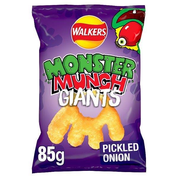 Walkers Monster Munch Giants Pickled Onion 85g