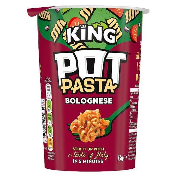 (DELIST) King Pot Pasta Spaghetti Bolognese 73g (HS)