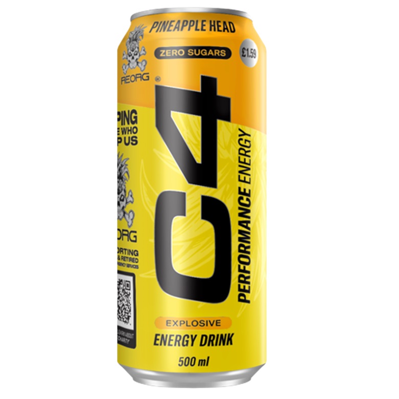 (DISCONTINUED) C4 Energy Carbonated 500ml REORG Charity Can PM 500ml
