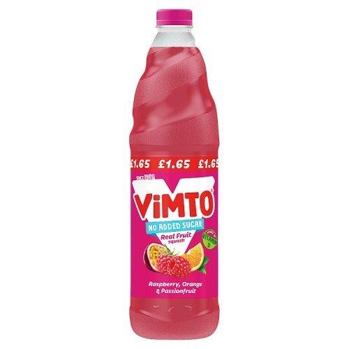 Vimto Real Fruit Squash Raspberry,Orange & Passionfruit PM £1.65 725ml