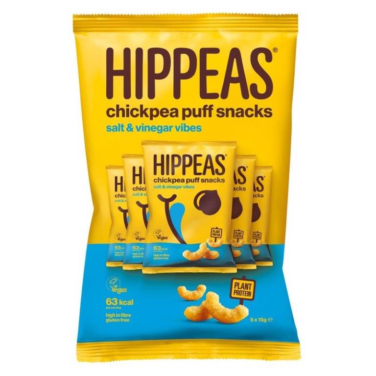Hippeas Salt & Vinegar Vibes 5pk (5 x 15g) 75g