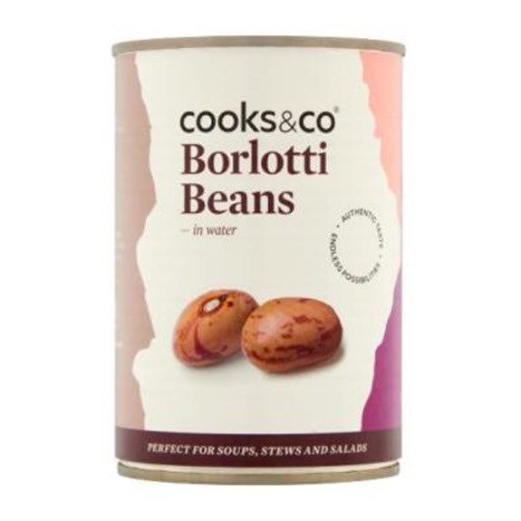 Cooks & Co Borlotti Beans 400g