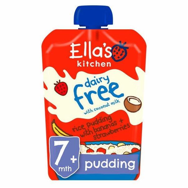 Ellas Kitchen Banana/Sberry rice pudding 80g