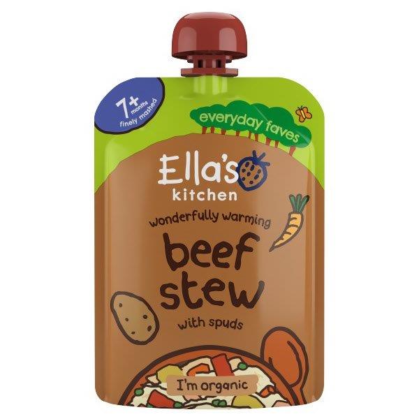 Ellas Kitchen Organic Beef Stew Spuds 7+ Months 130g