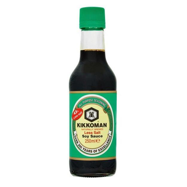 Kikkoman Less Salt Soy Sauce 250ml
