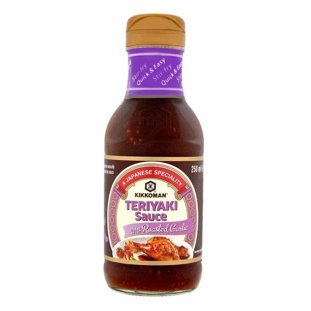 Kikkoman Teriyaki Sauce Roasted Garlic 250ml