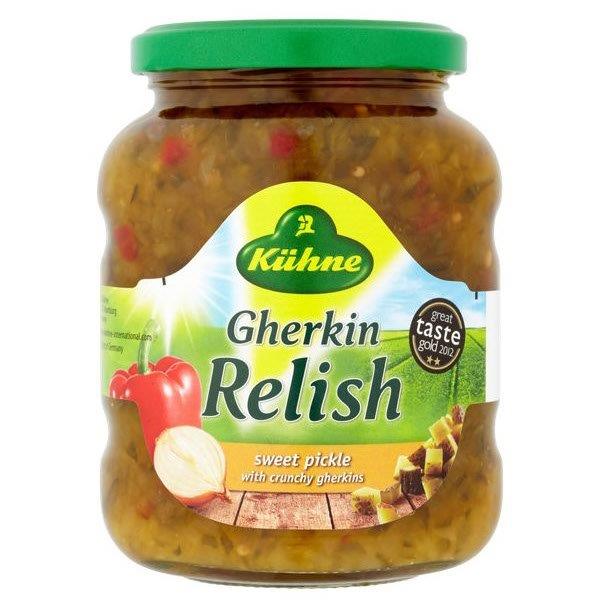 Kuhne Gherkin Relish Sweet Pickle 350g