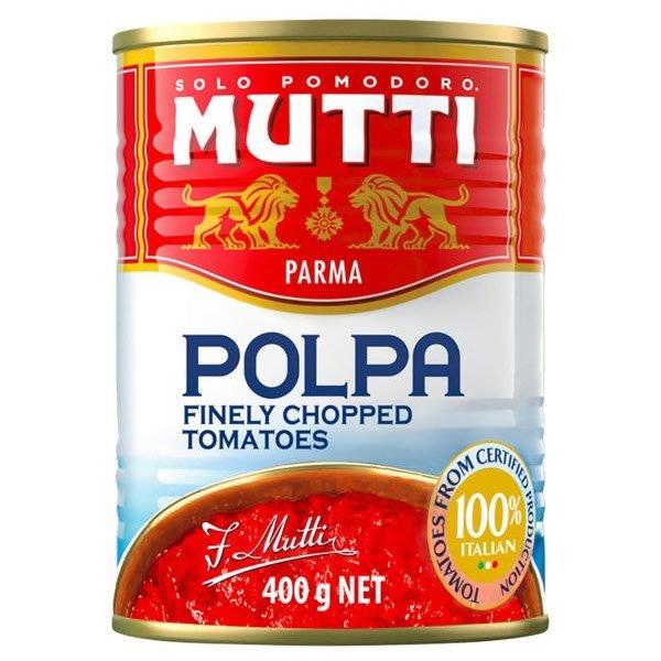 Mutti Polpa Finely Chopped Tomatoes Can PM £1.65 400g