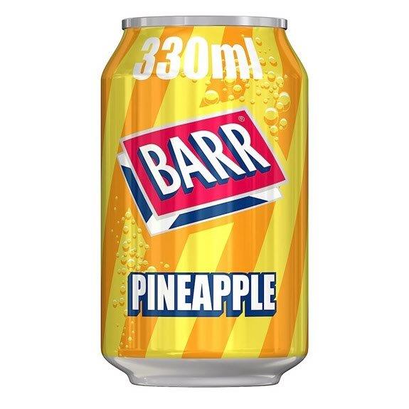 (DISCONTINUED) Barr Pineapple 330ml