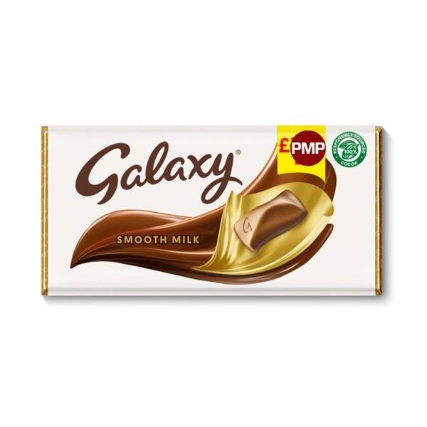 (STANDARD) Galaxy Block Smooth Milk PM £1.35 100g