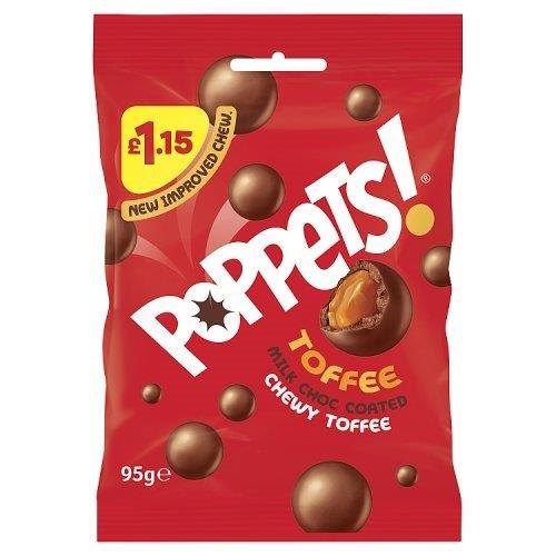 (Discontinued) Poppets Milk Chocolate Toffee Bag PM £1.15 95g