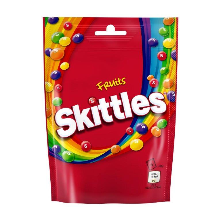 (STANDARD) Skittles Pouch Fruit 136g
