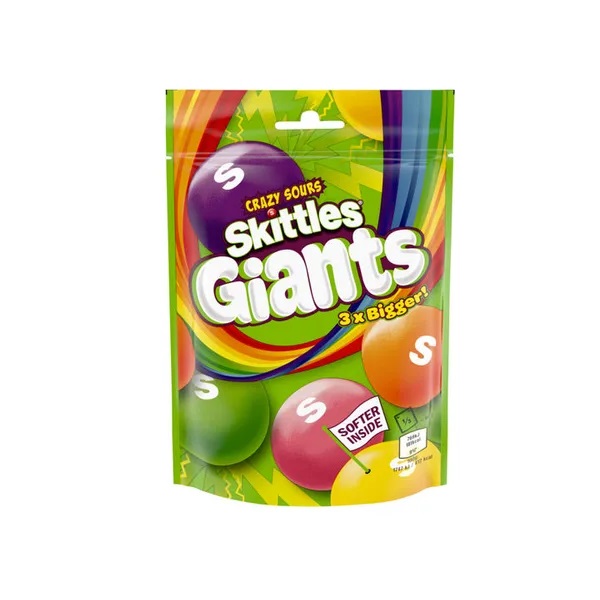 (STANDARD) Skittles Giant Sours 132g