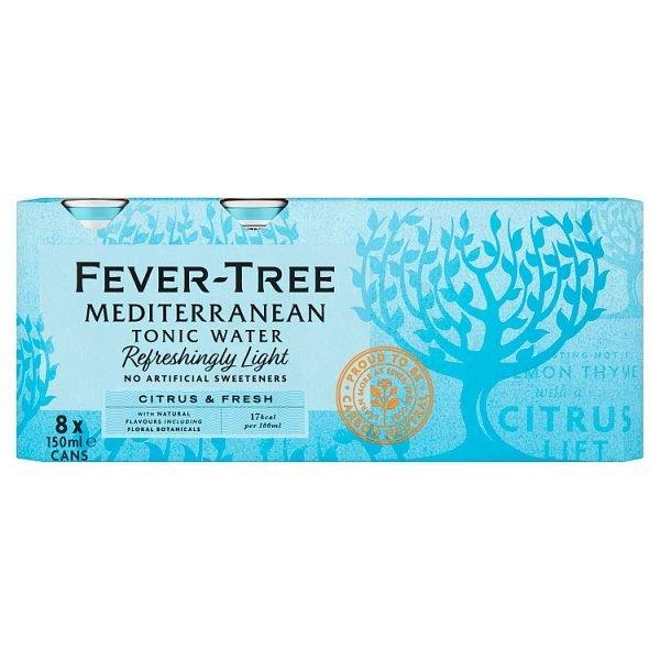 Fever Tree Rl Med 8pk (8 x 150ml) (HS)