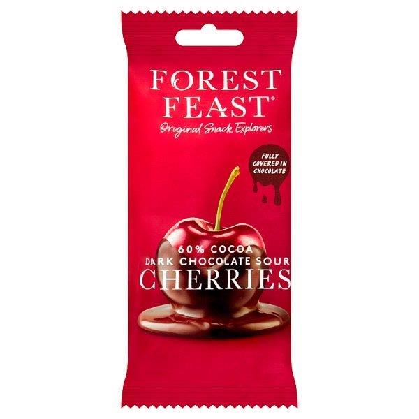(DELIST)Forest Feasts Belgian Dark Chocolate Sour Cherries 40g