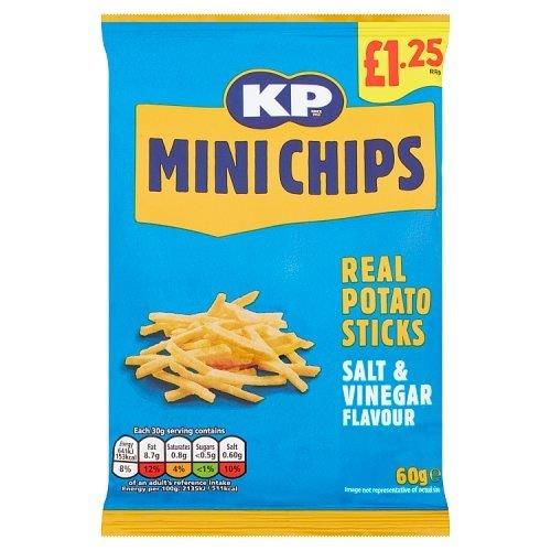 KP Mini Chips Salt & Vinegar PM £1.35 60g