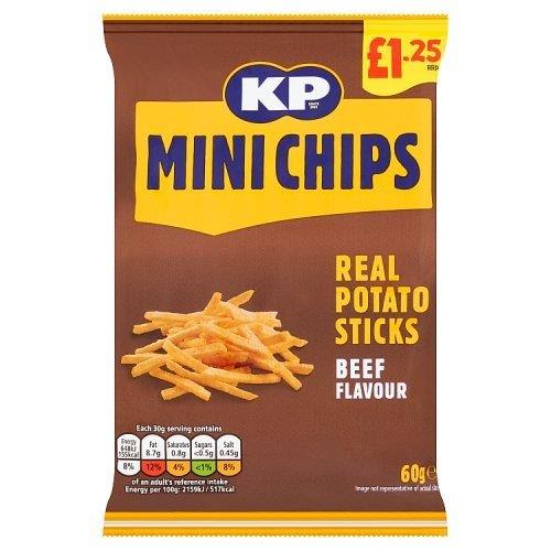 KP Mini Chips BBQ Beef PM £1.35 60g