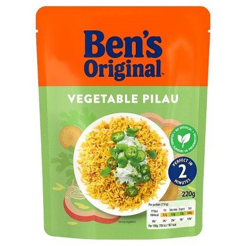 Bens Original RTH Veg Pilau Rice 220g
