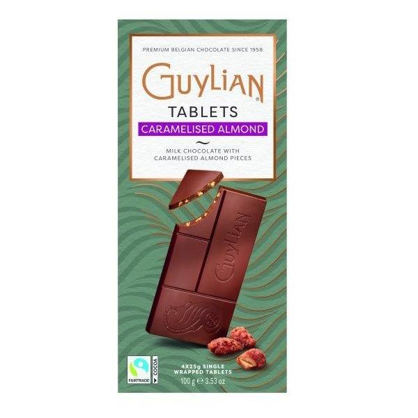 Guylian Milk Chocolate Mini Bars & Caramelised Almonds 100g