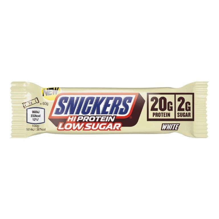 Mars Hi-Protein Snickers White Low Sugar Bar 57g 