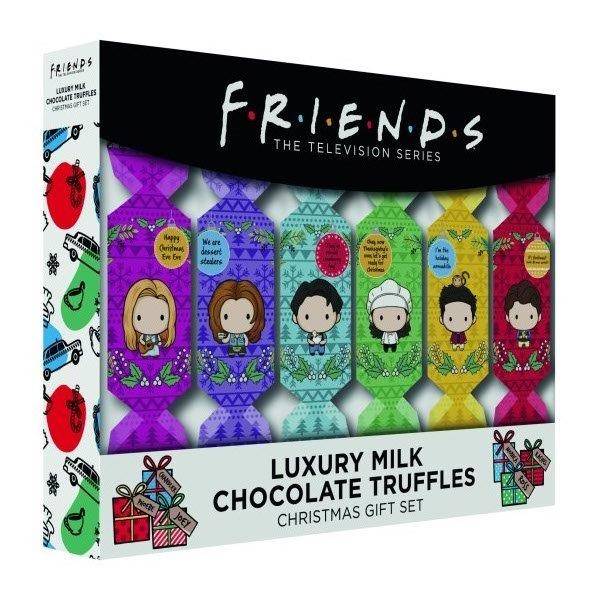 Friends Gift Pack Cracker Shaped Cartons Milk Chocolate Truffles 300g
