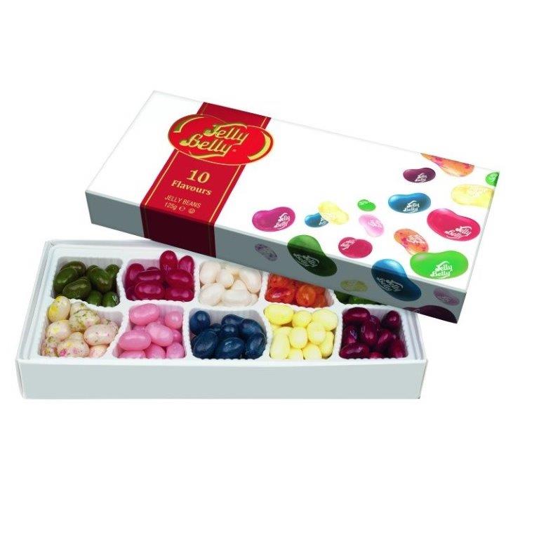 Jelly Belly Gift Box Of 10 Assorted Flavour Jelly Beans 125g