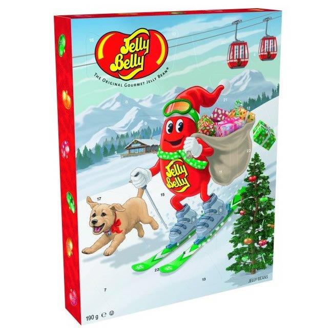 Jelly Belly Ski Scene Advent Calendar & Jelly Bean Pyramid Packs 190g