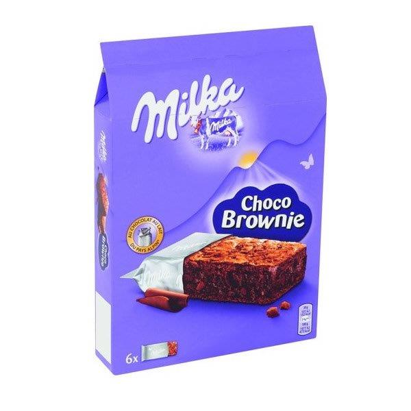 Milka Choco Brownie Carton Containing Bar 6pk 180g