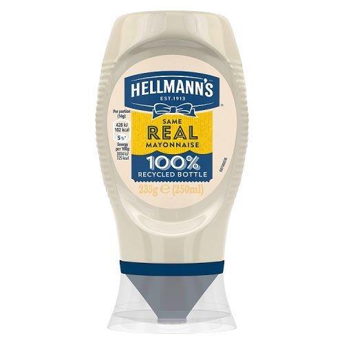 (STANDARD) Hellmanns Real Mayo 8x250ML SQZ DB