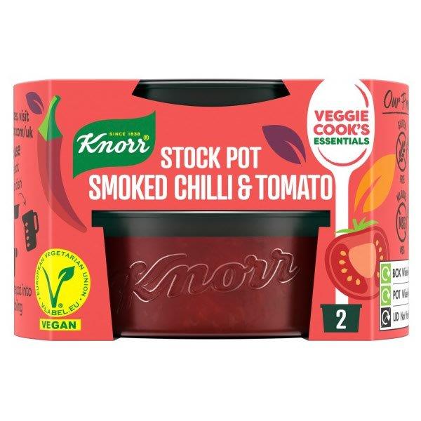 (DISCONTINUED) Knorr Smoked Chilli & Tomato Stock Pot 2s (2 x 26g) 52g