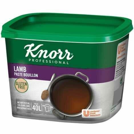 (DATA DELIST) Knorr BouillonPaste Tub Lamb 2x1kg